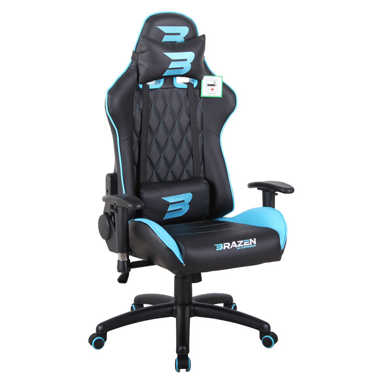 BraZen Gaming Chairs Brazen Phantom Elite Ergonomic Gaming Chair